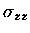 $\sigma_{zz}$